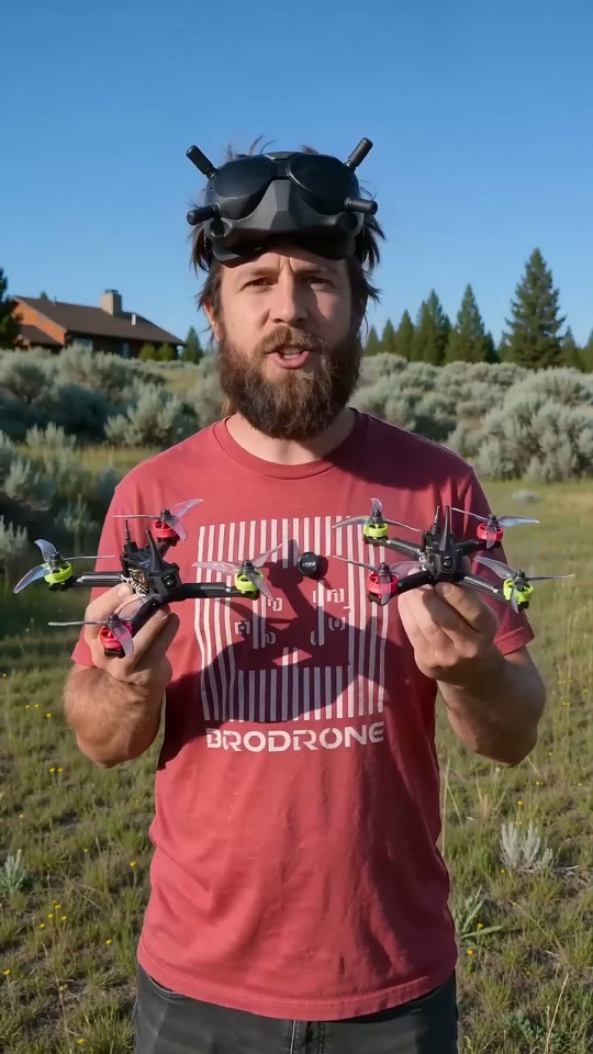 Drone creative with Yellowstone flight
